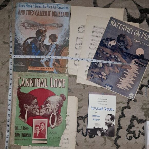 Black History VINTAGE Frameable Sheet Music Magazines Posters Original Rare 1916 - Picture 2 of 11